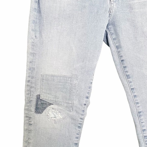 AG Adriano Goldschmied Jeans The Legging Ankle Light Wash Patches Size 31 | 12 - Picture 7 of 13